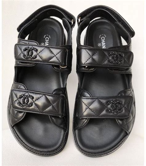 sandales chanel scratch|chanel kid sandals.